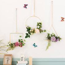 Nordic style wall pendant creative room bedroom atmosphere wall decoration home living room wall flower