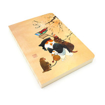 Bee Dad produced Guagila Taiping Chun City Miao Nude spine 120g blank page notebook notebook