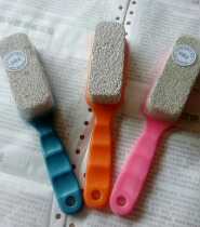 Promotion 3 color plastic brushes with long-handled heels to exfoliate calluses pedicabs womens foot rubs scraping feet