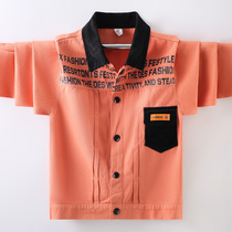 Boy shirt handsome childhood shirt boy powder shirt boyboy shirt in big boy boy shirt