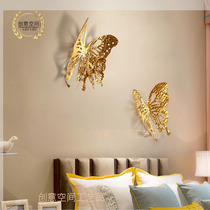 European wall hanging metal wall decoration wall three-dimensional butterfly decoration home hotel model room bedroom porch background