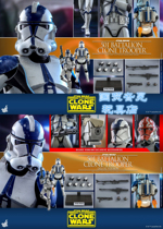HT 1 6 TMS022 23 Star Wars: Clone Wars 501st Battalion Clone Soldiers