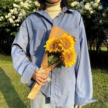 Swing for small objects shooting Prop Swing Pieces Sunflower Emulation Bouquet Dried Flowers Fake Flowers Wild Dining Hands Touted Clothing Beauty Makeup
