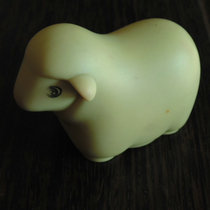 Old Objects Video Props Doll Zodiac Zodiac Nostalgia 70-80 Babies Young Children Old Toys Rubber Small Sheep