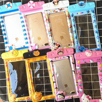 Underwater camera phone Waterproof bag Hot spring swimming mobile phone Universal iPhone7plus touch screen bag 6s diving case