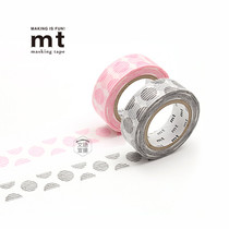 Spot whole volume Japanese original clothing MT DECO base paragraph round point circle black pink MT01D224 225