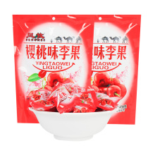 Cherry flavor plum fruit cherries flavor plum fruit candied plum fruit dried sweet and sour plums 408g