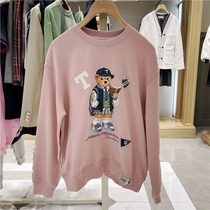 2022 Spring paragraph Han version Loose Display Slim Print Little Bear JK Uniform Round Neckline headsets female TTMA22D202I