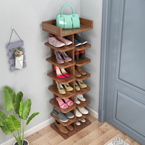 Shoe rack containing simple doorway Mini home indoor good looking multi-storey economical type Hostel in door narrow and small putting shoes cabinet