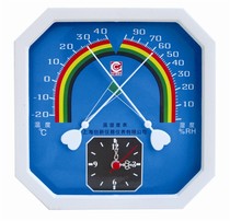 Home temperature hygrometer indoor temperature and humidity meter wall-mounted small anise with clock greenhouse pharmacy breeding WSA2