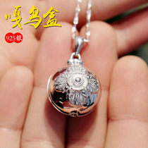 999 silver gaga box pendant Nepal can open male and female money chain This life Buddha pendant Kutu box ornament