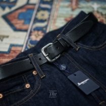 Chinas total generation Italys Andersons mens head layer of cow leather leisure belt pure copper-made headline holes