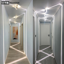 led ceiling lamp aisle wall light spotlight discoloration line Light Hotel ktv Internet Cafe creative modern corridor spotlight