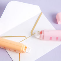 Cat claw two-in-one correction with girls heart transparent tape multi-functional correction with hand account double-sided adhesive school supplies