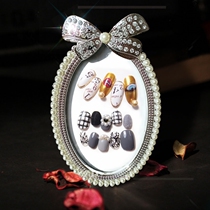 Net red nail art work display board rack finished nail Nail Polish glue work style display model transparent display board