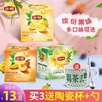 Lipton Peach Mango Black Tea Triangle Tea Bag Tea 10 Packs Fruit Tea Brazil Flavored Tea