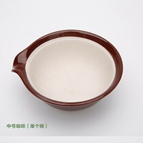 Large ceramic baby supplementary food grinding bowl grinding bowl grinding powder bowl grinding machine grinding Mud Bowl Chinese medicine grinding bowl