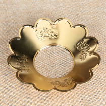  Copper alloy furnace circumference thickened incense burner circumference Lucky incense ash holder Incense ash incense burner cover for Guanyin Buddhist supplies