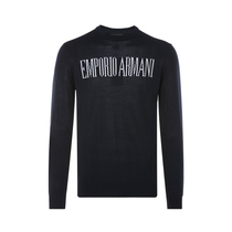 EMPORIO ARMANI Armani simple classic LOGO mens sports casual sweater