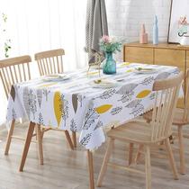 PVC Waterproof Tablecloths Plant Pastoral Table Cloth