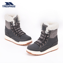 trespass fun 2021 Winter thickened women plus velvet warm waterproof Northeast snow boots non-slip thick-soled short boots