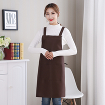 Sleeveless double shoulder strap H-shaped strap apron waterproof advertising mens and womens customized logo printing