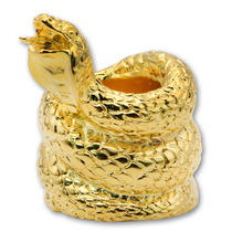 Lafoli Cigar Holder Portable Cigar Display Stand Copper Gold-plated serpentine Cigar Holder Bracket