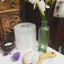 Morocco Candlestick plaster lamp selenite quiet mood home space purification
