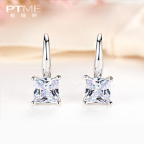 925 sterling silver earrings female earrings earrings short temperament Net red Korea simple all-around ear accessories small