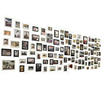 European photo wall Photo frame wall Photo frame hanging wall Creative combination Living room large wall Simple modern photo wall