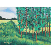 Hunan Normal University Yang Chongqing Grove Oil on canvas Yu Lu Ma original recommended collection