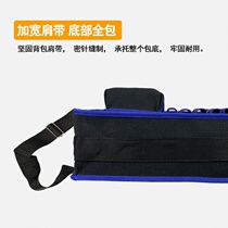 Black Thickened Canvas Abrasion Resistant Kit Satchel Carpentry Multifunction Water Electrician Worksite With Hardware Cashier Bag Man