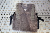 Broken clearance female child lamb cashmere vest Korean style vest 2-year-old cotton vest