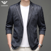 Chiamania blazer mens spring and autumn business casual suit print single Penny shirt