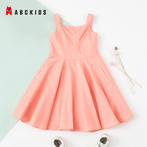 Abckids Girls Dress Summer childrens clothing 2021 new foreign style little girl childrens dress