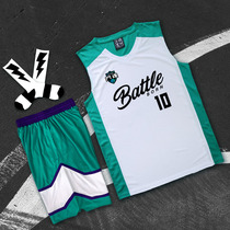 Sunset East single ball suit This is the slam dunk streetball team uniform basketball suit street basketball suit