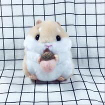 Key chain small mini pendant gift doll bag doll Hamster Girl amuse cute plush toy