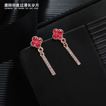Advanced sense niche can clip earrings female earrings ins ears clip fairy Seniori Department simple and small super fairy students cute