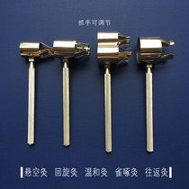 Handheld Home Smoked Moxibustion Stainless Steel Moxa Stick Moxibustion Instrument Moxibustion Grip Ai Pillar Holder moxibustion with Moxibustion With Multiple Pieces of Moxibustion