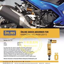 Kawasaki Ninja400 z400 modified shock absorber Ohlins KA744