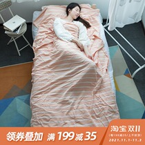 Portable adult travel cotton isolation dirty sleeping bag bed sheets hotel sanitary liner single double