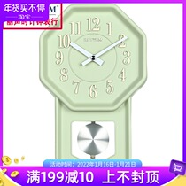 Lisheng wall clock European living room clock creative clock modern simple hanging pendulum personality hanging watch quartz clock home