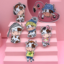 New small cartoon embroidery cloth patch fixed jeans hole subsidy sewing clothes decorative down jacket hot stickers