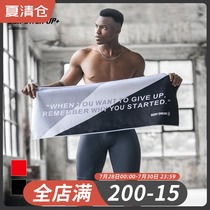 BD POWER UP double-sided soft face towel absorbs water without hair loss Sports towel absorbs sweat gym