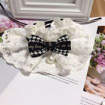 Pet pooch Saliva Scarf Scarf kitty Mouth Big Small Medium Dog Teddy Scarf neckline Necklace Dog Collar