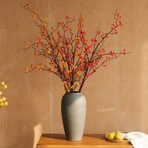 Southern Cross star Chinese simulation Holly fruit wishful red fruit rich berry branch fake flower living room TV cabinet decoration