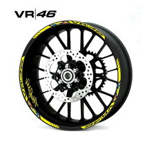 Motorcycle applier reflective sticker rim striped color wheel rim sticker suitable for VR46 17 inch