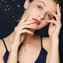 Laura figure twelve constellation necklace female sterling silver 2022 new light luxury niche pendant 520 gift for girlfriend