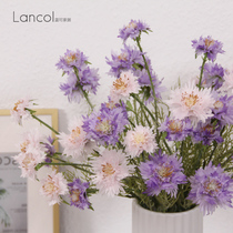 Lancol Nordic Fresh Emulation Flower Home Living Room Dining Room Dining Room Table Placement Flower Pink Purple Vectori Fake Flowers