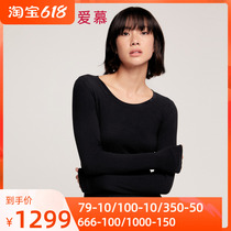 Love Mousse Suede Round Collar Long Sleeve Blouse AM726662